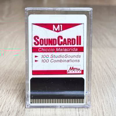 Korg M1 | Voice ROM Data Card | Metra Sound Card II | Chicco Malacrida // RARE FIND!!