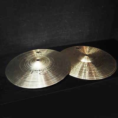 PAiSTe USED ​​Signature The Paiste Line Combo Crisp HiHat ''Rhythmatist'' pair [Top:940g/Bottom:1120g] image 8