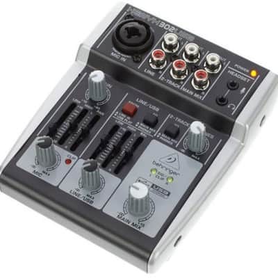 Behringer Xenyx 302 Usb Mixer Passivo 5 Ingressi + Interfaccia Audio Usb + Software Tracktion image 4