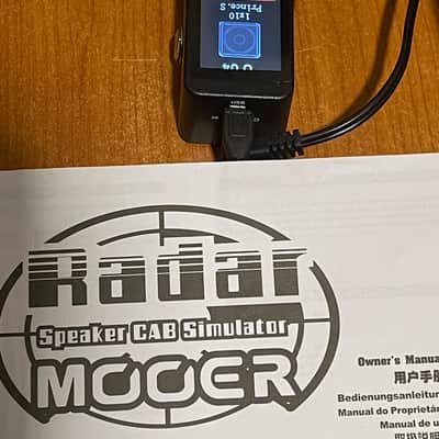 MOOER Radar Speaker CAB Simulator Simulatore di Speaker Chitarra e Basso imagen 9
