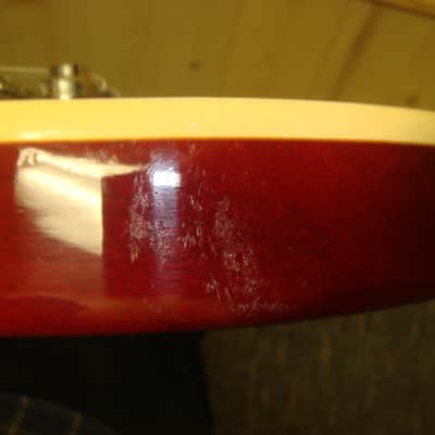 1986 Heritage H-140 Thin-Line Electric Guitar Cherry Burst image 10