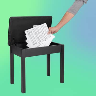 On-Stage Flip-Top Keyboard/Piano Bench *USA Small Business* image 2