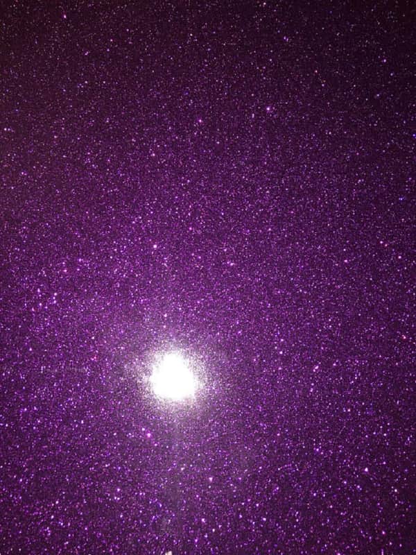 Re-wrap your 4 pce drum set (22,16,13,12) in Purple Sparkle. Comes pre-cut image 1