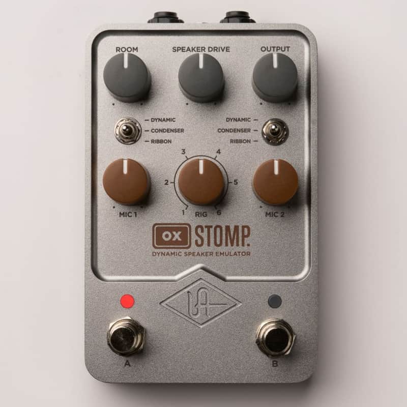 Universal Audio OX Stomp Dynamic Speaker Emulator 2023 - Present - Silver image 1