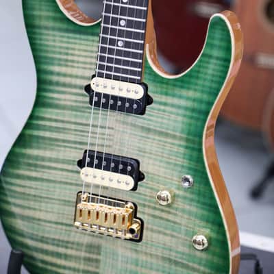 SUHR Modern Custom Faded Trans Green Burst image 7
