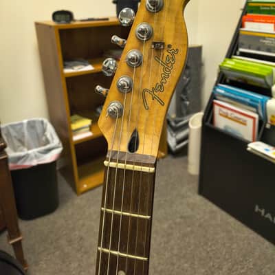 Fender Standard Telecoustic, gold image 4