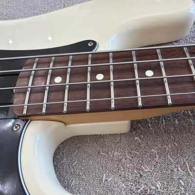 Fender American Performer Precision Bass PJ USA 2019 Arctic White image 6