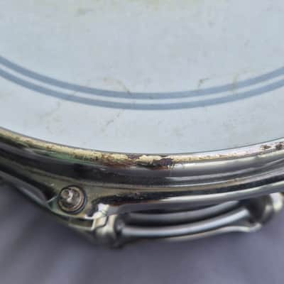 Mapex BPST4651LN Black Panther Machete 14x6.5" Steel Snare Drum 2010s - Brushed Nickel Over Steel image 8