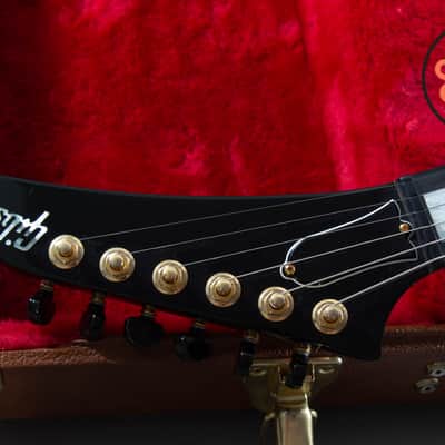 2018 Gibson Lzzy Hale Signature Dark Explorer Ebony Black Gold Hardware w/ OHSC image 3