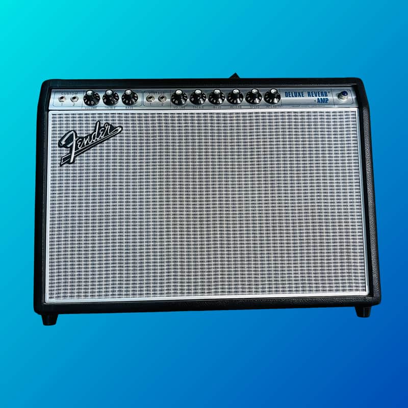 Fender 68 Custom Deluxe Reverb 2-Channel 22-Watt 1x12" Guitar Combo 2013 - Present Black