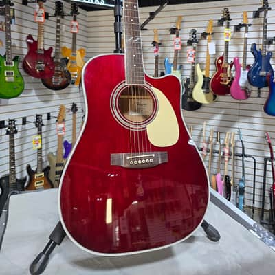 Takamine JJ325SRC John Jorgenson 6-String Acoustic-Electric - Gloss Red w/Gig Bag & PLEK*D #851 image 4