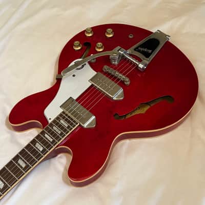 Immagine 2014 Epiphone Casino with Bigsby Vibrato - Cherry - Free Pro Setup - 6