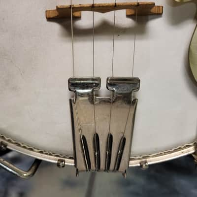 Vintage RARE 1925 Prewar The Gibson TB-2 Tenor Banjo Original Rest Pickguard Hardshell Case image 3