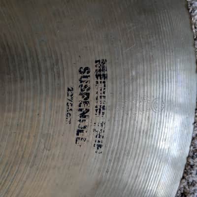 Zildjian 22" A Medium Thin Suspended Cymbal 1980s - Natural - 3090g image 3