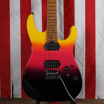 Charvel Pro-Mod DK24 HH 2PT CM - Malibu Sunset image 1