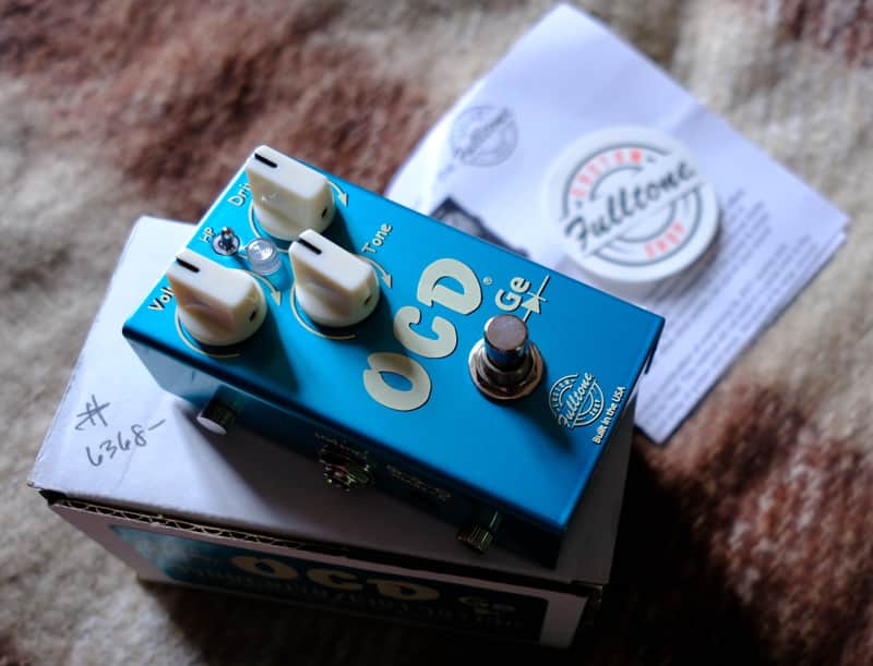 Fulltone Custom Shop OCD-GE Germanium Overdrive 2019 - Tahitian Teal image 1