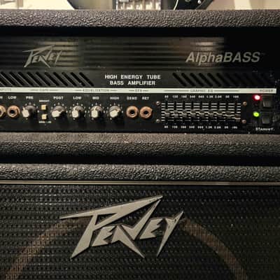 Rare Peavey AlphaBass tube head and Peavey 115 BW cab w Weber speaker image 6