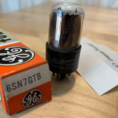 6SN7 tube NOS NIB GE USA 1960s image 2