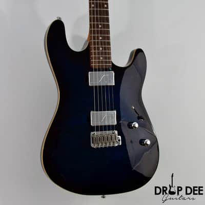 Sterling By Music Man Sabre Electric Guitar w/ Bag - Deep Blue Burst image 3