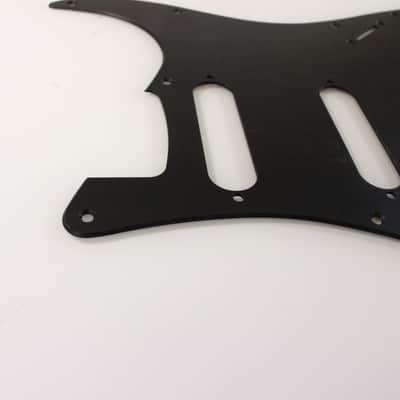 Matte Black Anodized Aluminum SSS Strat Pickguard- Fits Fender Stratocaster image 3