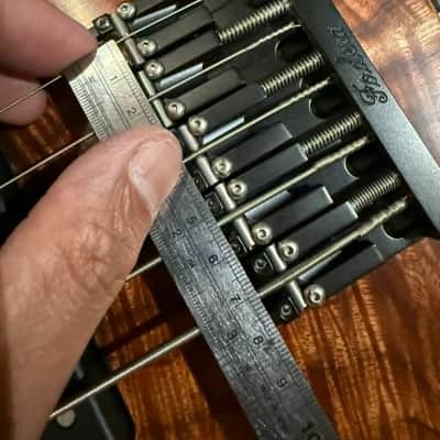 Fodera Imperial 5 MG Electric Bass 2015 - Koa / BRW image 7