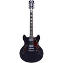 D'Angelico PREMIER DC DAPDCBLFCS Double Cutaway w/ stop-bar tailpiece, Black Flake w/Gig Bag, New, Free Shipping