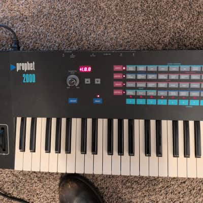 Sequential Prophet 2000 61-Key 8-Voice Polyphonic Synthesizer 1985 - Black image 3
