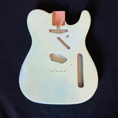 Telecaster Aged Guitar Body - Sonic Blue medium guitar relic guitar body by Jozo Reece Guitars image 19