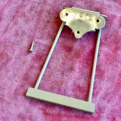 Vintage 1950's - 1960's Hofner Archtop Trapeze Tailpiece - West German made! Rare! image 1