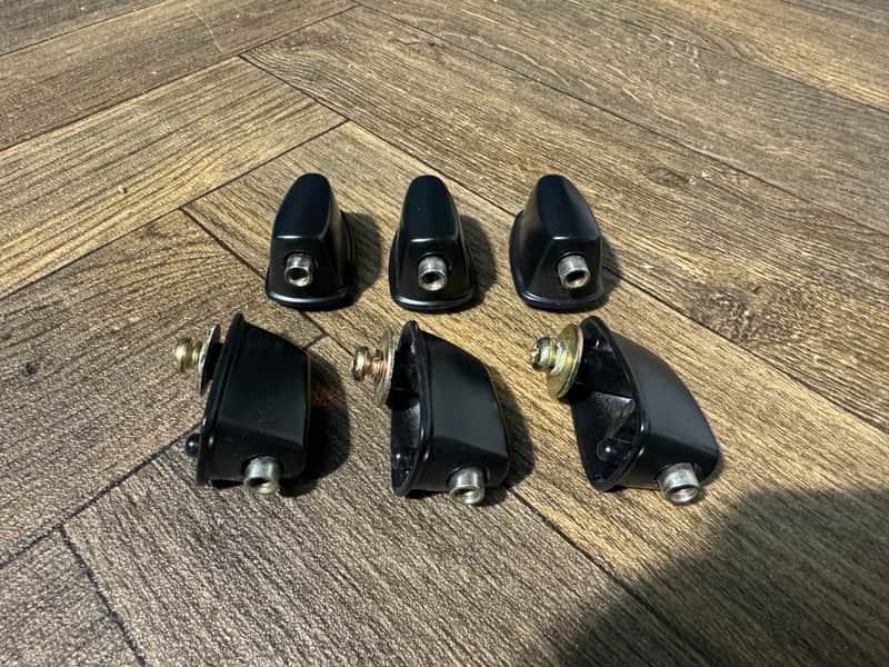Mapex Black Tom Drum Spares Lugs 25mm Hardware Set Of 6 #NP46 image 1