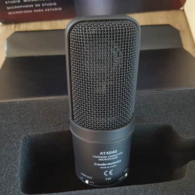 Audio-Technica AT4040 Large Diaphragm Cardioid Condenser Microphone 2010s - Black image 8