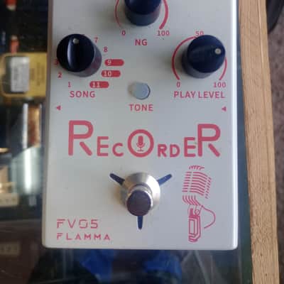 Flamma FV05 Recorder Vocal Pedal White *** FREE SHIPPING *** image 1