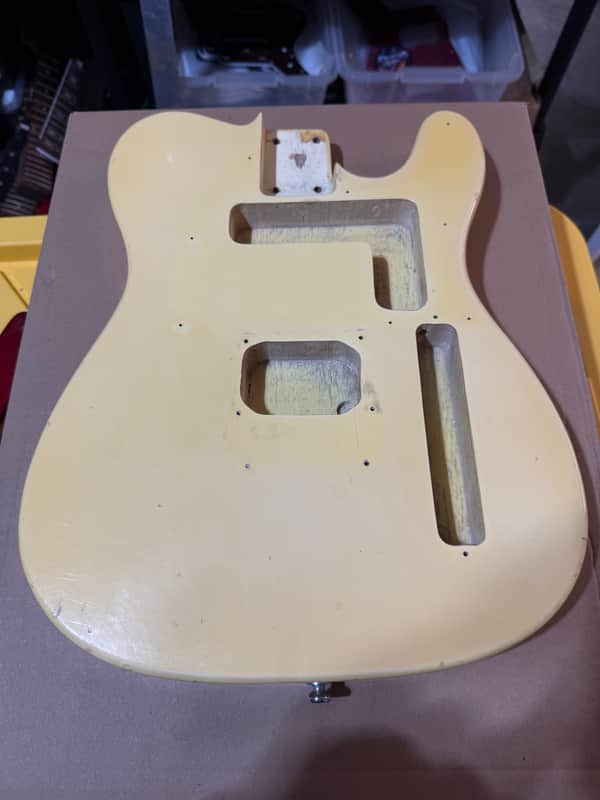 Vintage Telecaster Style Electric Guitar Body Import Blonde