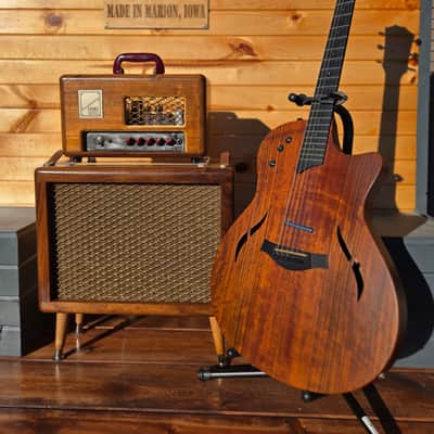 Sound Salvage "Wrecker 35" 15-watt TrainWreck Inspired Circuit Hardwood Amplifier 2026 - Walnut & Maple image 2
