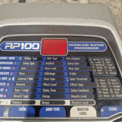 Digitech RP-100 - Modeling Guitar Processor - Good w/ Original Box & Power Supply image 10