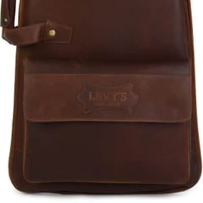 Levy's Leather Electric Guitar Bag - Brown image 2
