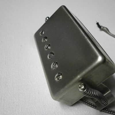 Humbucker Pickups PAF Nickel Silver RAW covers Vintage Gibson Custom Order by Q pickups image 5