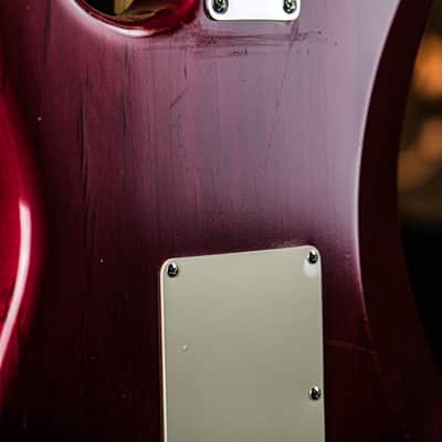 2005 Fender Highway One Stratocaster crimson red transparent image 17