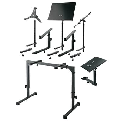 König & Meyer 18810 Omega Table-Style Keyboard Stand (Black) - Keyboard Table image 5