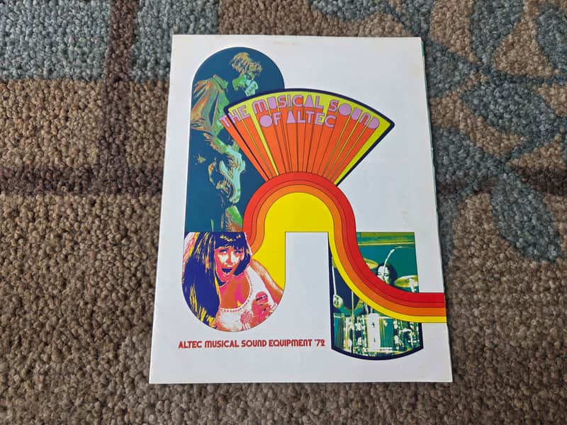 Vintage 1972 Altec Musicial Sound Equipment Catalog! Rare, Original Case Candy, Paperwork! image 1