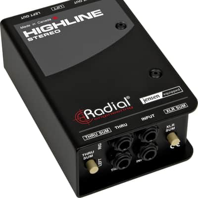 Radial Highline Stereo Passive Stereo Line Isolator Box image 1
