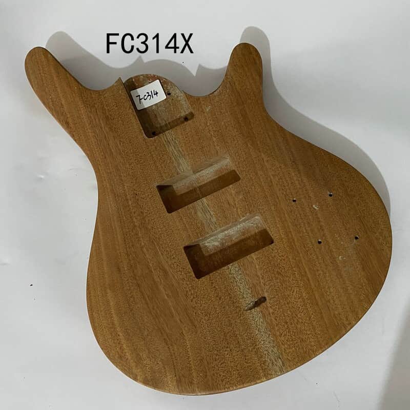 Solid Mahogany 4 String Bass Body image 1