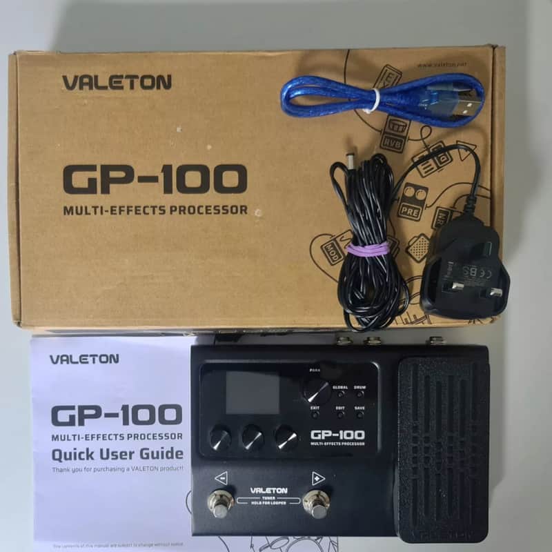 2020 – Present Valeton GP-100 Multi-Effects Processor Black