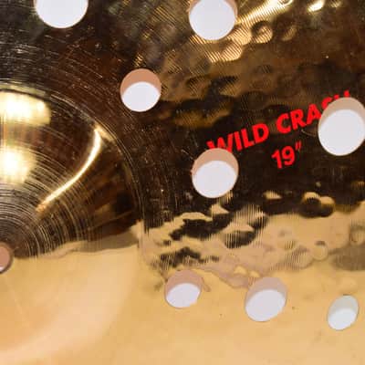 Paiste 2002 Wild Crash 19" Cymbal, Modded image 2