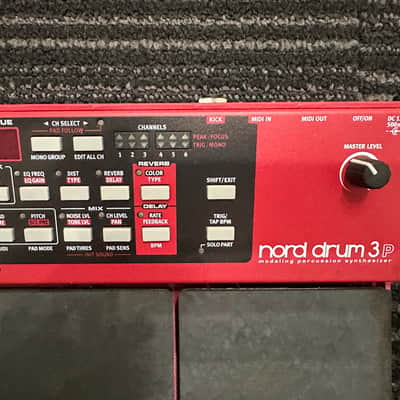 Nord Drum 3P 6-Channel Modeling Percussion Synthesizer 2016 - Present - Red image 5
