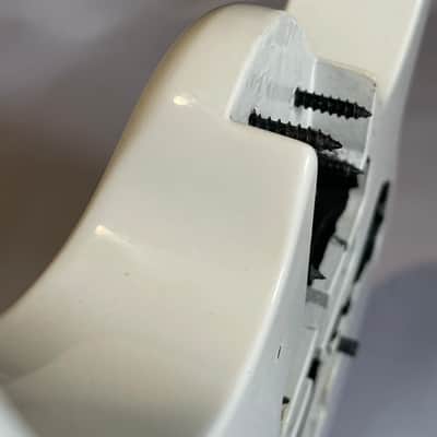 2011 Indonesian Ibanez RG350DXZ White Strat Basswood Guitar Body Edge Zero II ZPS2 Ready image 17