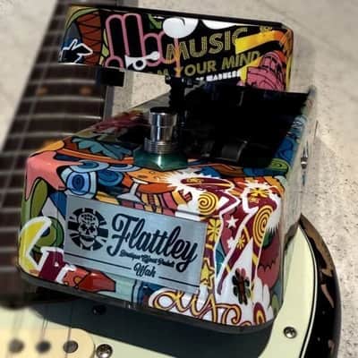 Flattley Guitar Pedal Disco Graphics – The Flattley Wah 10th Anniversary Edition image 3