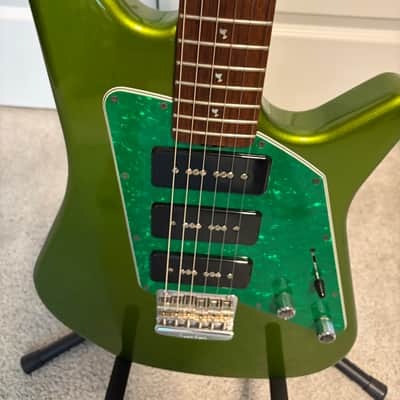 Ernie Ball Music Man Albert Lee Dargie Delight MM-90 2006 - Martini Olive Green image 2