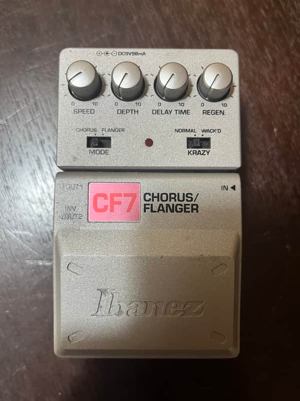 Ibanez CF7 Chorus / Flanger 2000s - Gray image 1