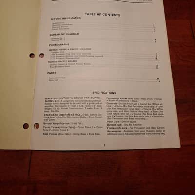 Rare Gibson Maestro G-2 Rhythm 'N Sound For Guitar 1967-70 image 13